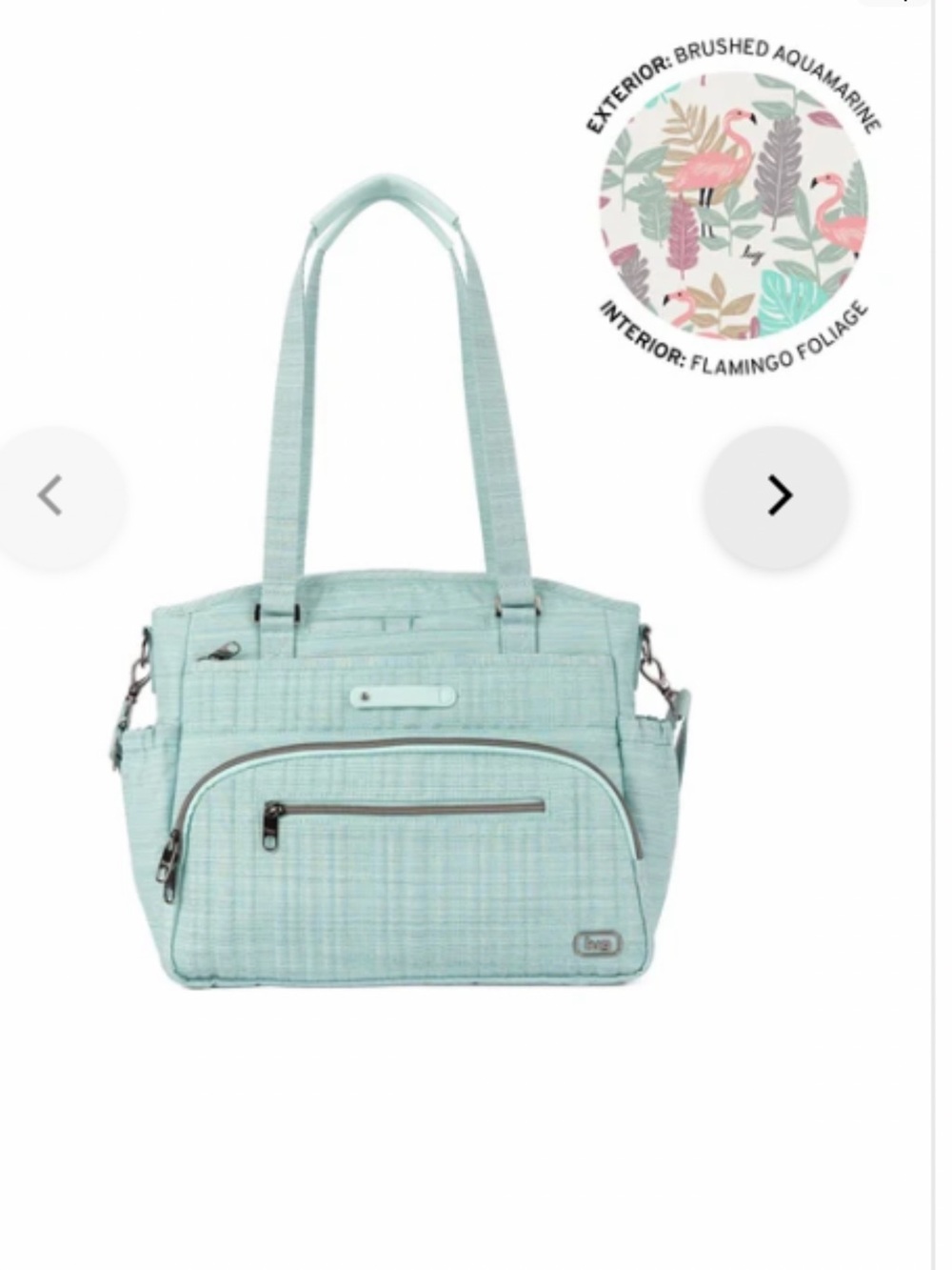 LUG WINDJAMMER. 13.375"W × 11.5"H x5.2D. LARGE CONVERTIBLE TOTE BAG